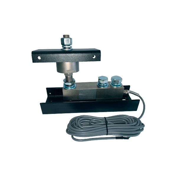 Load cells and mounting brackets for silo legs